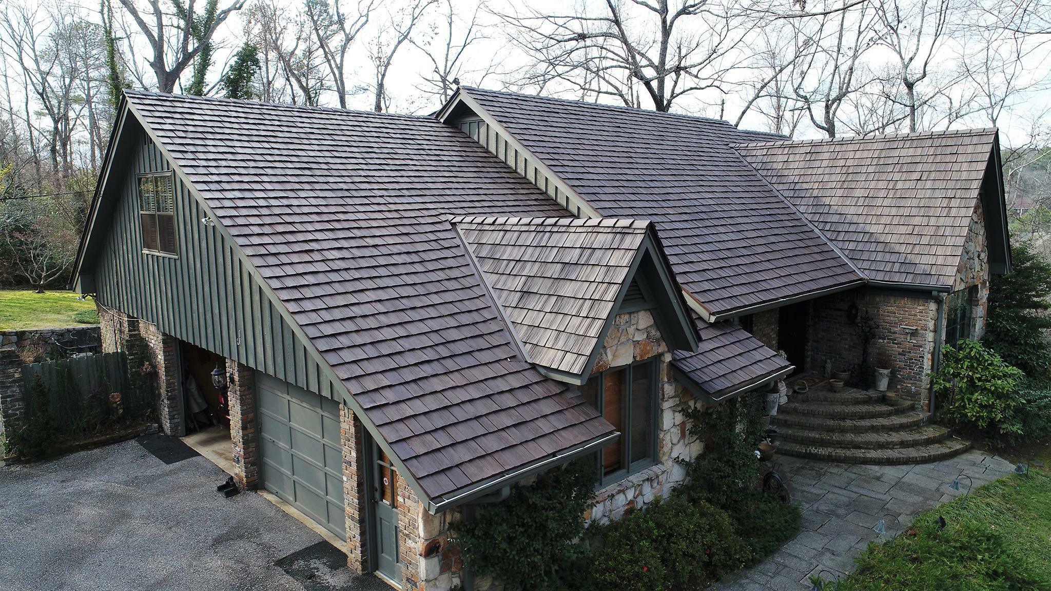 Composite Cedar Shake Roof