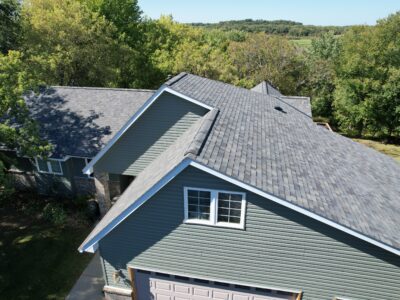 New Roof and Tree Moss Siding in Rockford, MN