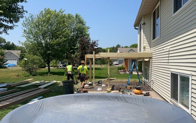 New Construction Deck Build - Rockford, MN