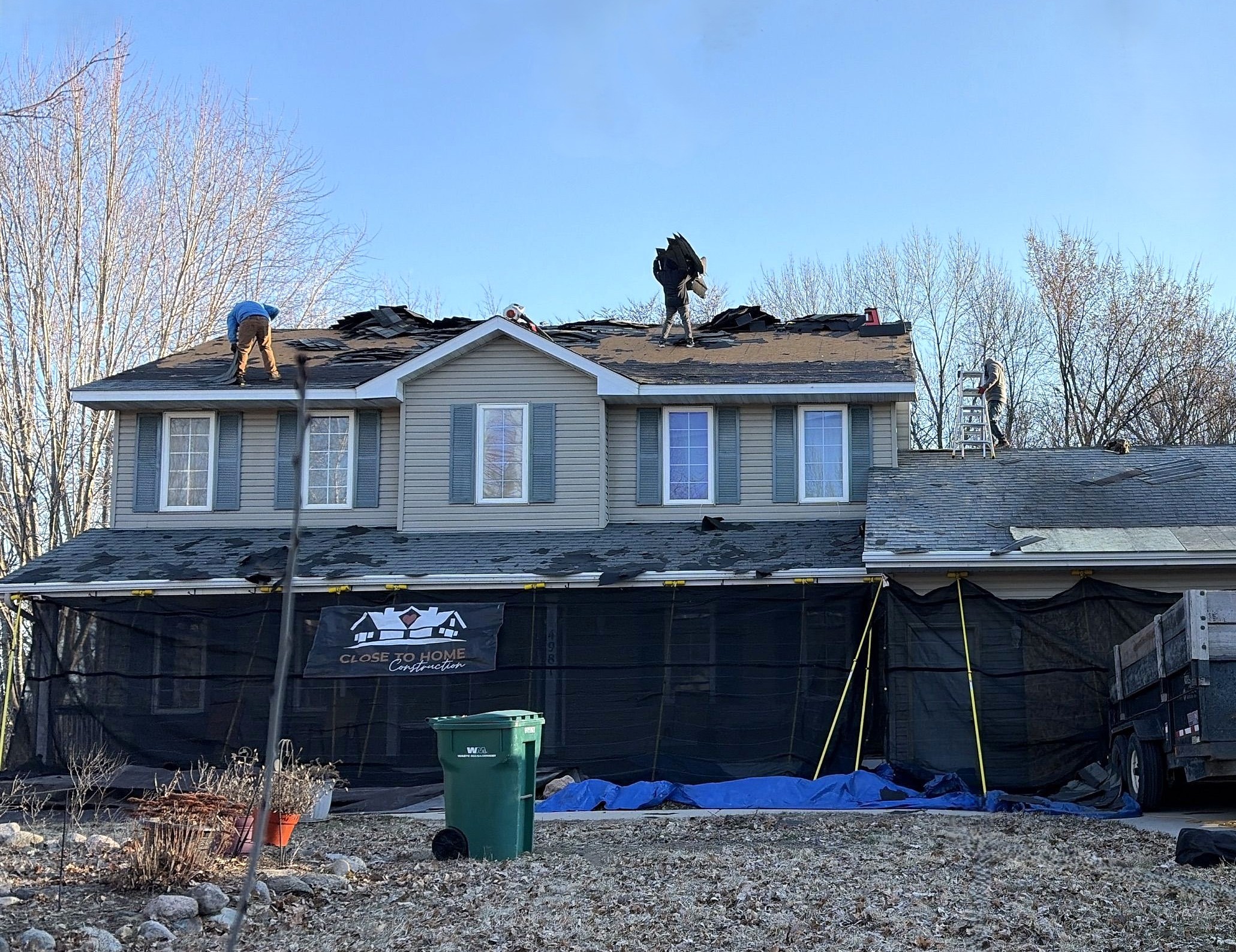 Class 3 Shingles being Removed in Rockford, MN